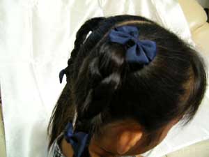 お受験 ヘアアクセサリー
